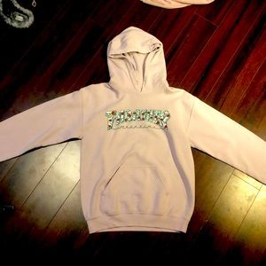 Pink Rose thrasher hoodie size small